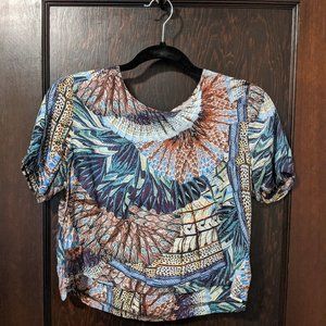 Forever 21 Multi-Patterned Crop Top